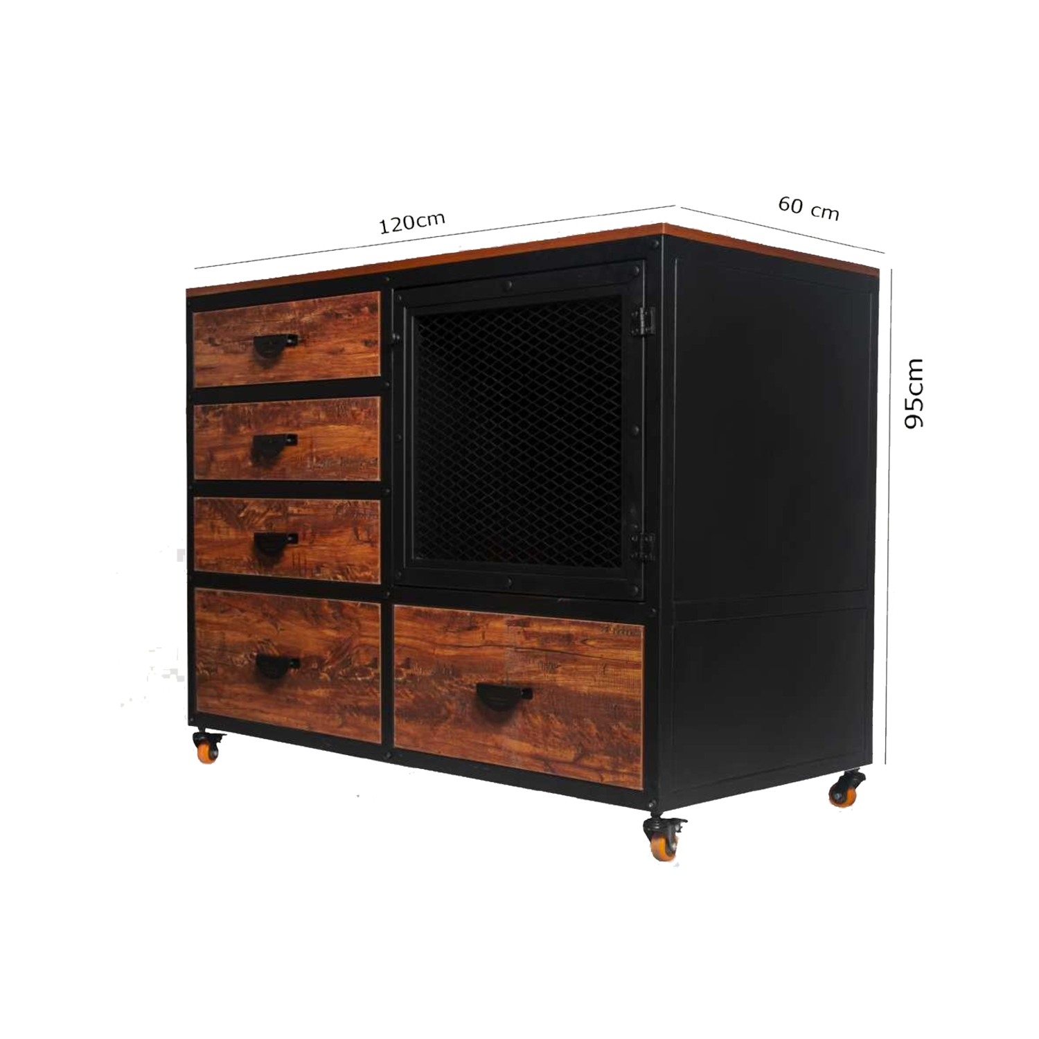 Steel storage cabinet